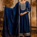 Silk Blend Anarkali Kurta Set